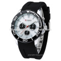 High quality Curren brand silicone business men's watches made in china